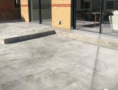 New Porcelain Patio, Billericay, Essex